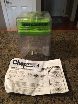 Brand new chopper with instructions and all parts.