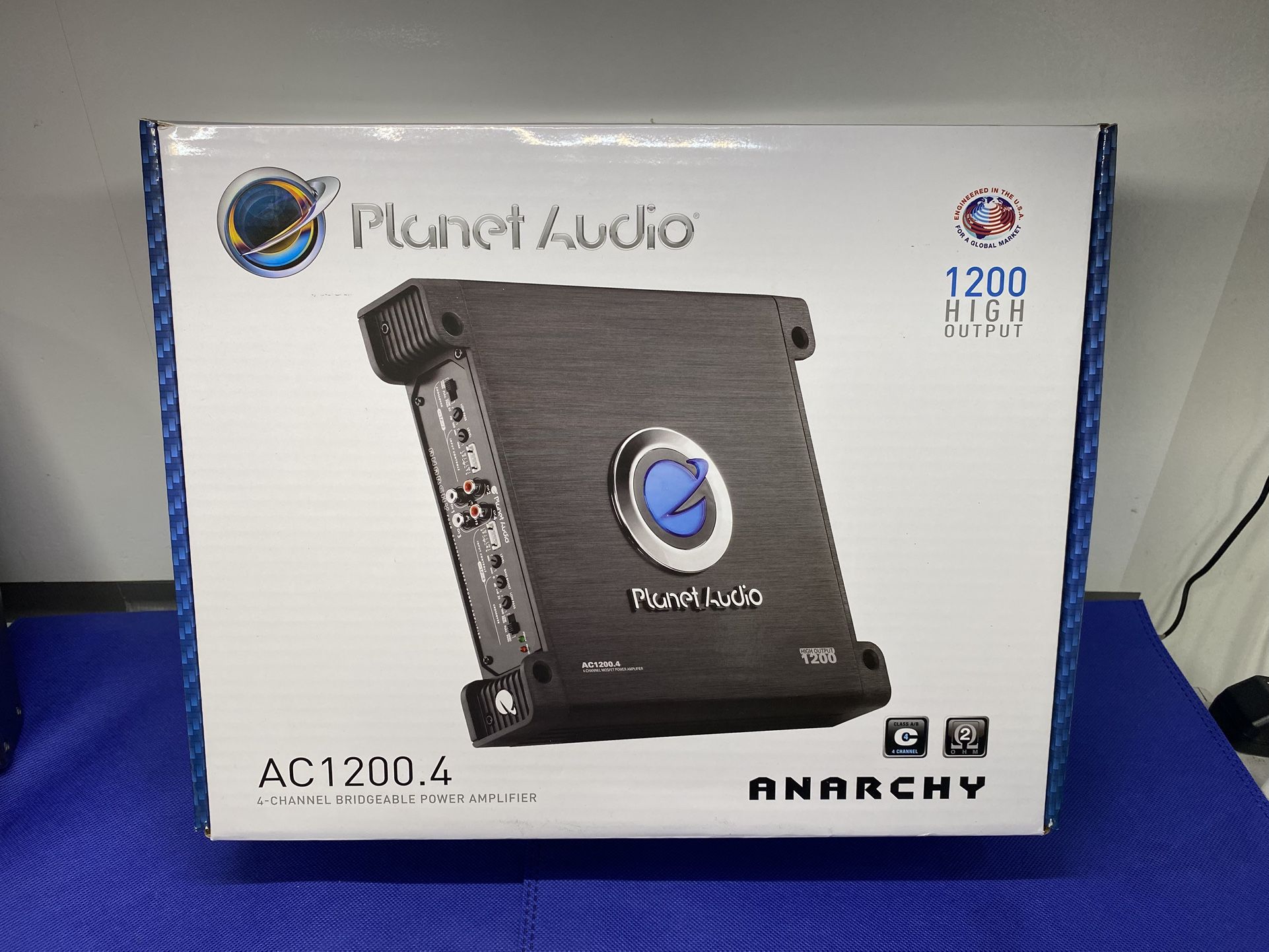 Planet Audio AC1200.4 Anarchy Series 4 Channel Class A/B Car Amplifier