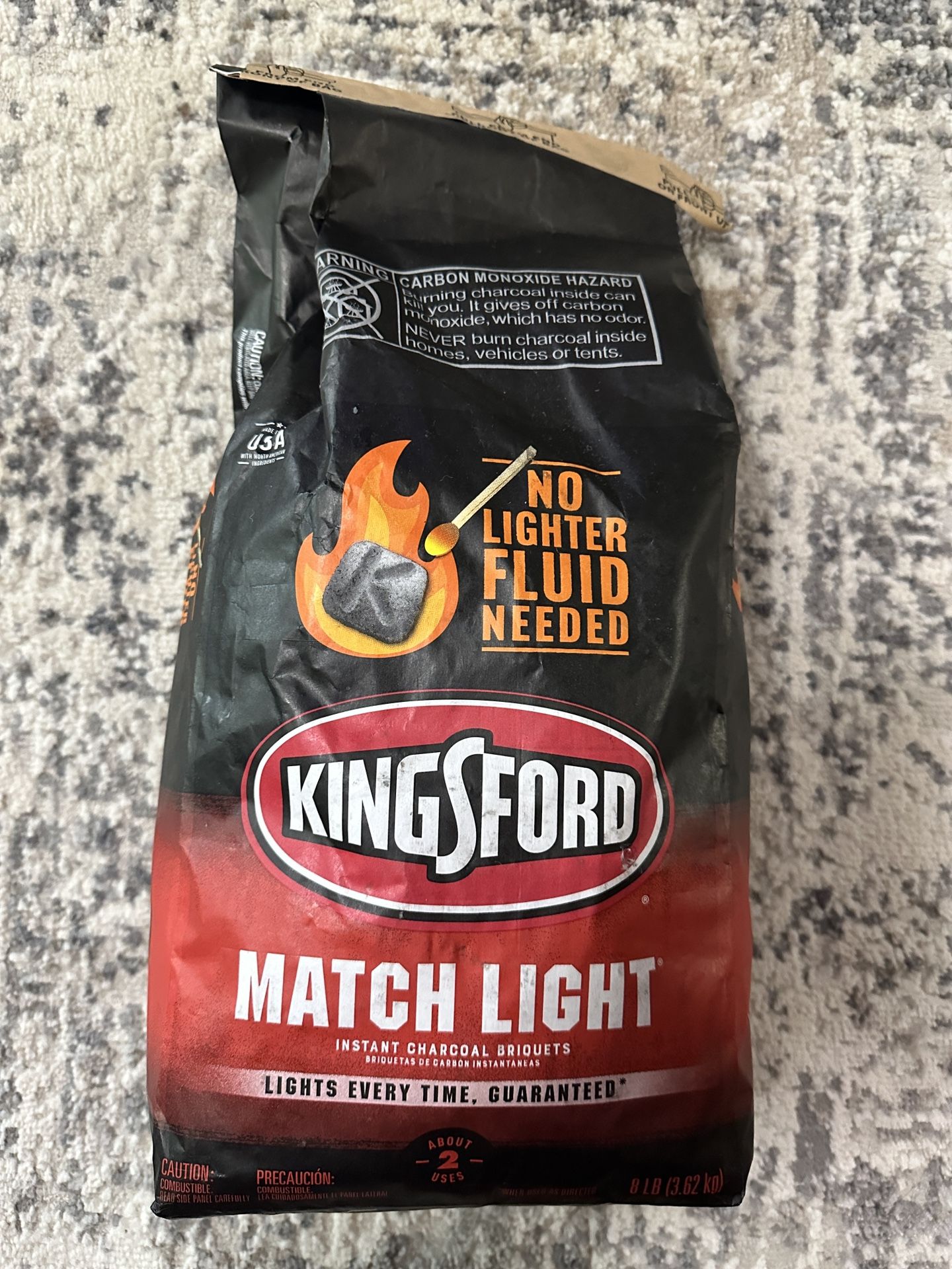 🔥 Kingsford Match Light Charcoal Briquets – 8 lb Bag