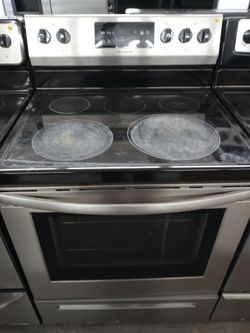Frigidaire stainless steel glasstop stove -free delivery 