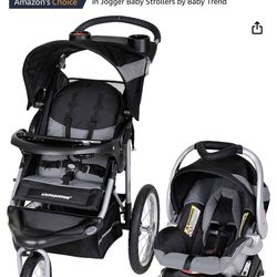 Baby Trend Expedition Jogger Travel System, Millennium White