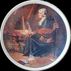 Norman Rockwell Mother's Day Collector's Plates 1979 Reflections