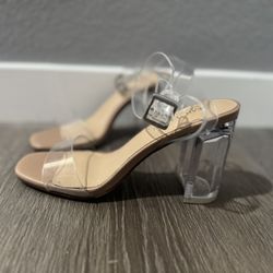 Clear Heel Women’s Size 6