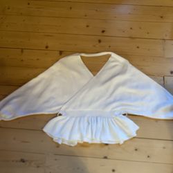 Roma White Knit Sweater