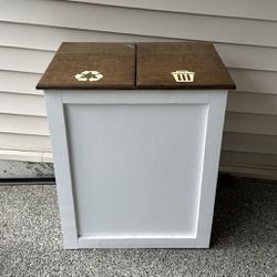 Custom Made Garbage And Recycling Container
