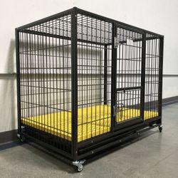 ⚠️Brand New⚠️ HD Dog Kennel Cage 🐕‍🦺🐾🦴 With Wheels‼️⚠️🔥🆕
