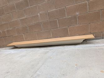 Shelf fireplace mantle