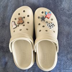 White Crocs 