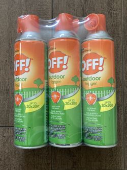 OFF! Outdoor Fogger - 3 Pack - 30X30Ft
