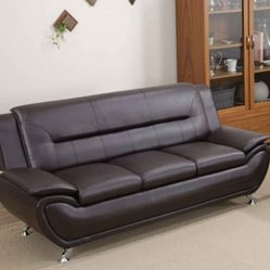 Leather Sofa , Living Room Furniture 