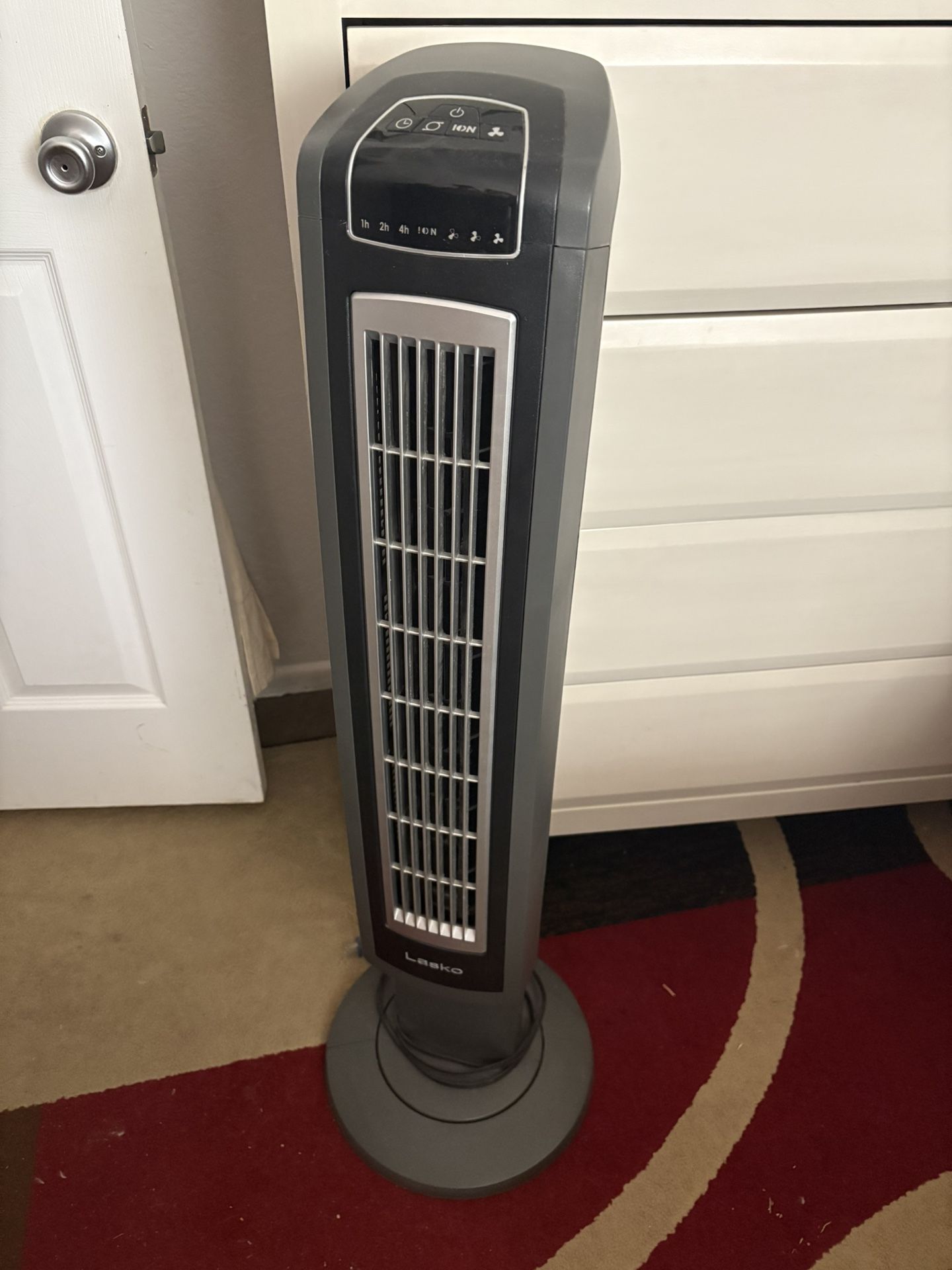Lasko Performance Tower fan with fresh air Ionizer