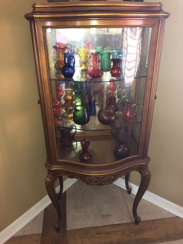 Antique French Style Curio Cabinet For Sale In Sarasota Fl Offerup