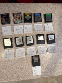 Game cartridges Commodore 64 Atari Game cartridges Commodore 64 Atari