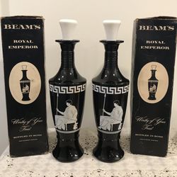 Vintage Jim Beam Whiskey Decanters. 