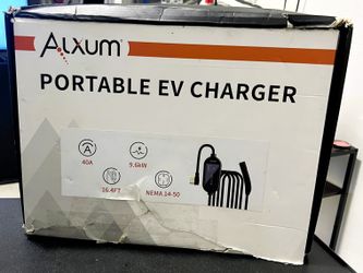 Alxum Q055  Portable Tesla EV Charger **NEW NEW** OPEN BOX