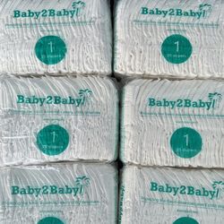 Diapers Size 1 (7 Packs For Total Of $7)