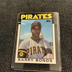 1986 Topps Traded Barry Bonds Rookie Card (#11T)