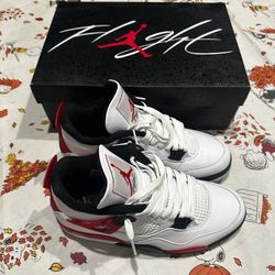 Jordan 4’s Red Cement Retro-Worn Twice - Size 8.5