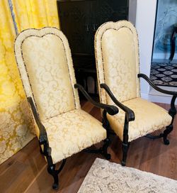Spanish Style High Back Chairs