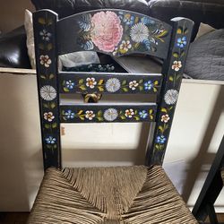 True Folkloric, Hand Painted Mexican Chairs, Set Of 4