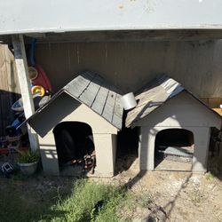 large dog house never use