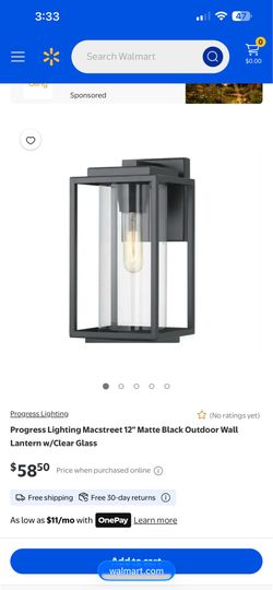 Outdoor wall lantern