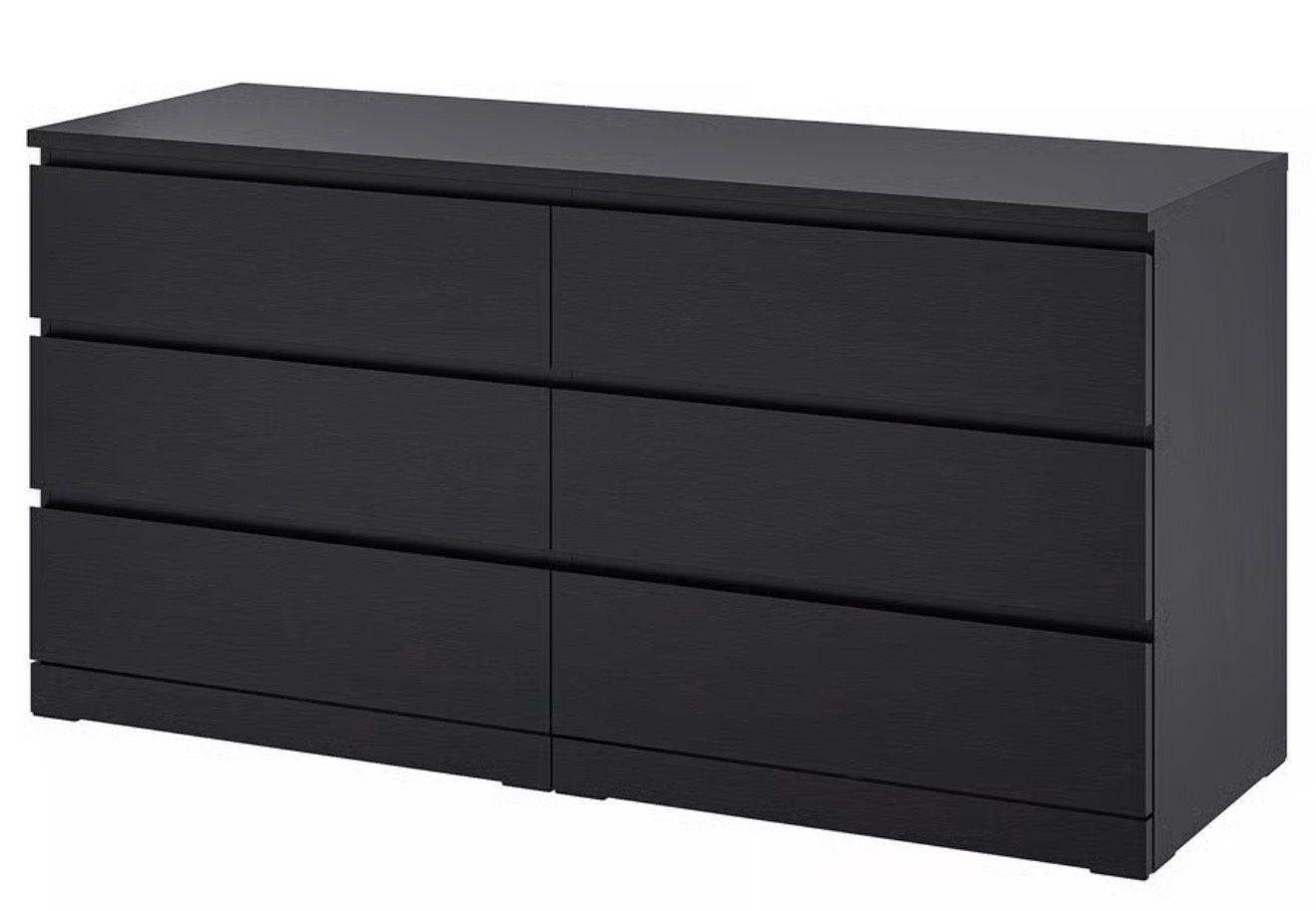 IKEA 6 DRAWER DRESSER