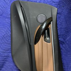 2012 - 2018 BMW F30 LCI Front Right Passenger Card Door Panel Brown OEM