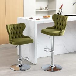 Green Kitchen Stools