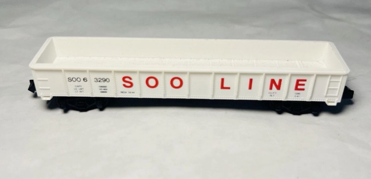 Trainworx SOO LINE 63290 N Scale Gondola Train Car Model Train