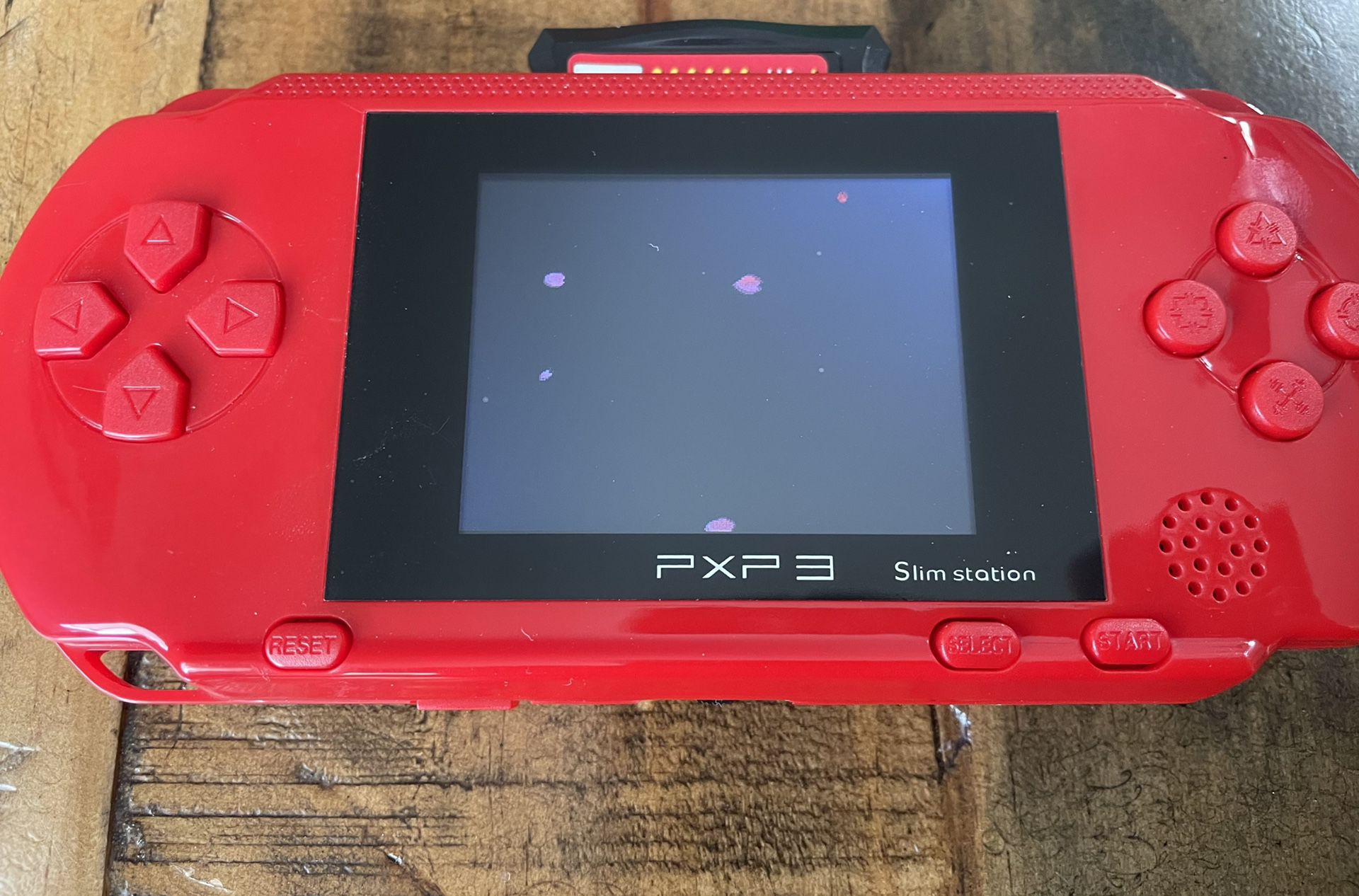 PXP 3 Slim Station Handheld Red Video Game System With Box And Two  Cartridge. for Sale in El Cajon, CA - OfferUp