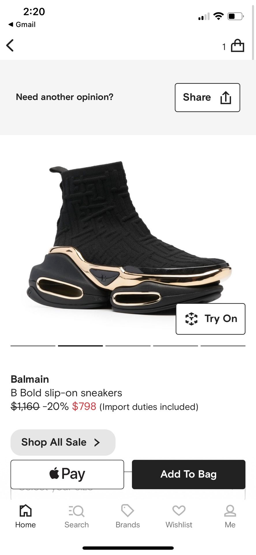 Balmain Shoes Size 37