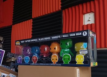 Funko POP! ART SERIES Marvel Avengers INFINITY SAGA | 6 Pack | Amazon Exclusive