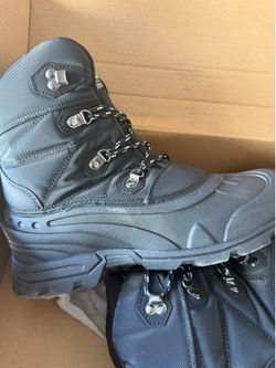 Men work boots size 8
