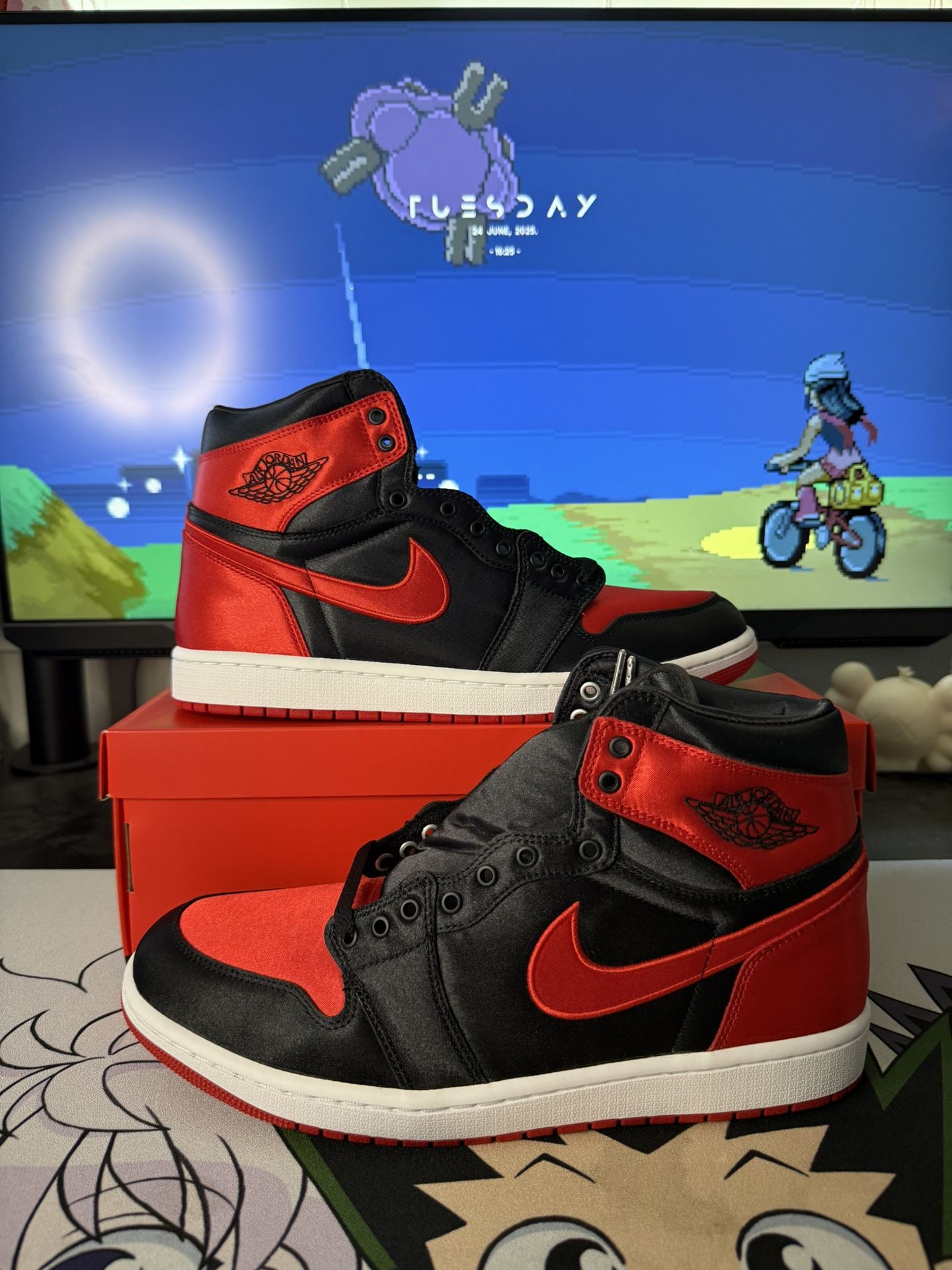 Jordan 1 Satin Bred (Women’s)