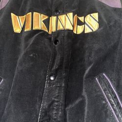 Minnesota Viking Leather coat