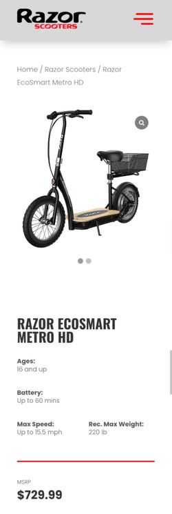 Razor
EcoSmart Metro HD
