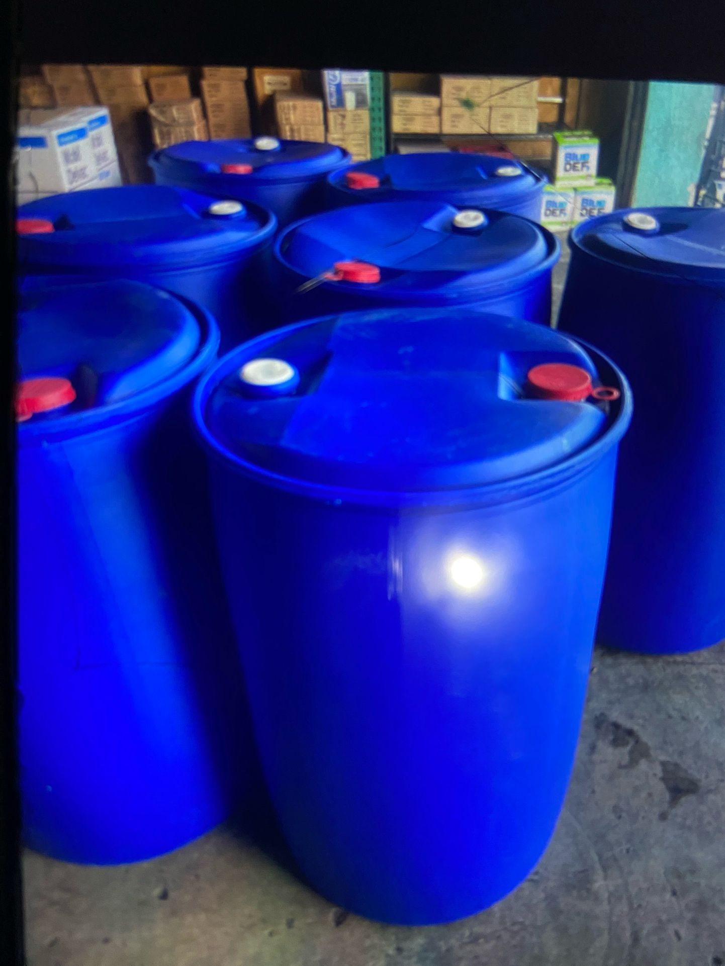 PLASTIC 55 GALLON DRUMS  GREAT CONDITION $20