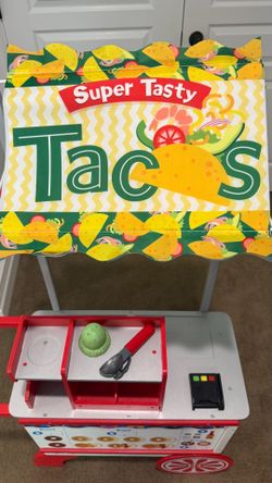 Melissa and Doug Reversible Rolling Taco/Donut Cart