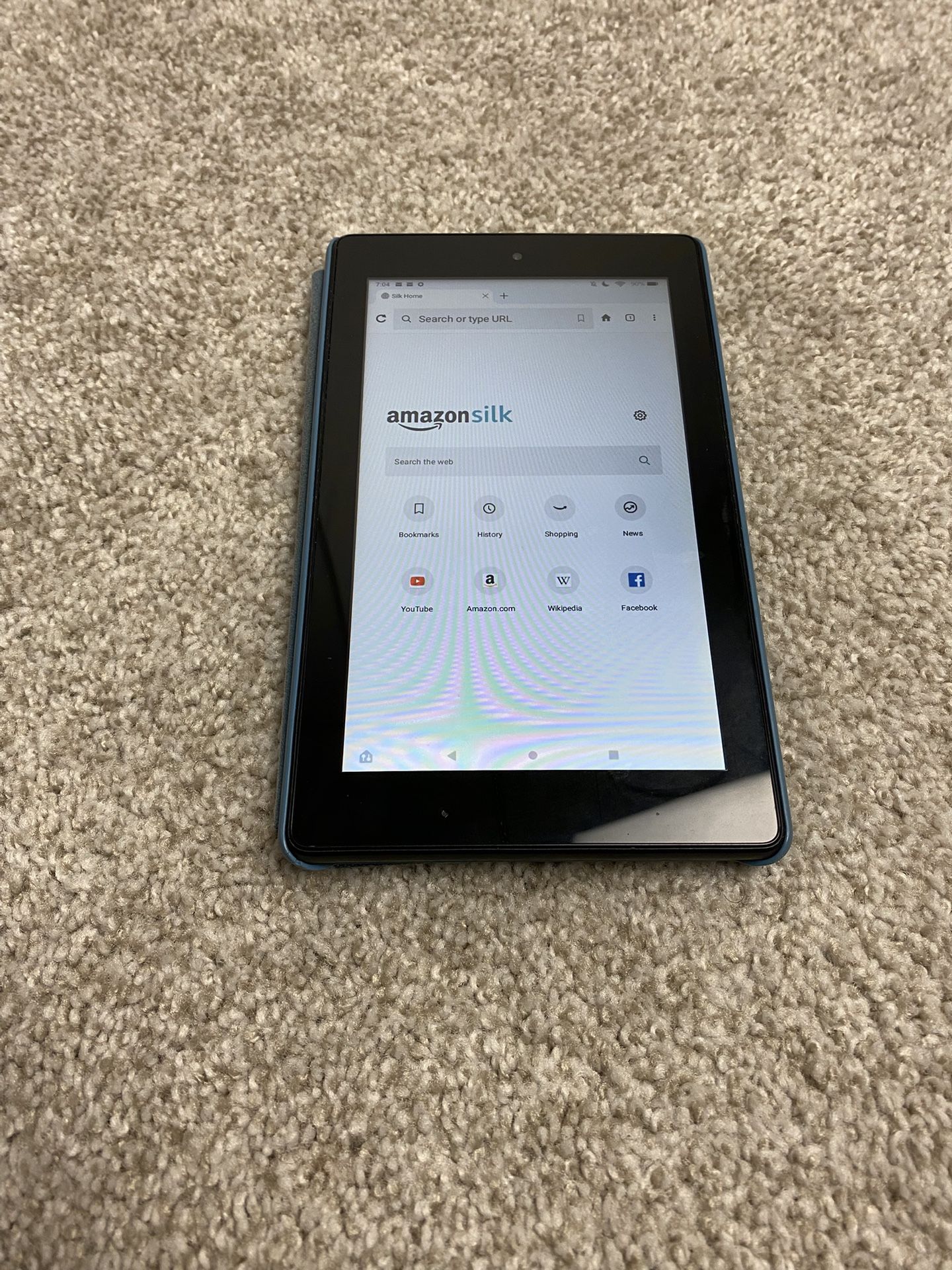 Compact 7″ Amazon Fire 7 Tablet – Perfect for reading, streaming, on-the-go