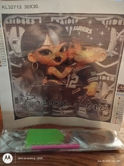 NFL  Raiders love diamond painting complete kit