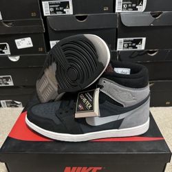 Jordan 1 Retro High Element Gore-Tex Black Particle Grey DB2889-001 size 11 Brand New 