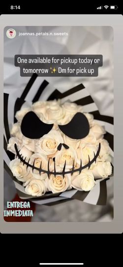 Spoky Jack Boquet / Ramo De Jack Skellington