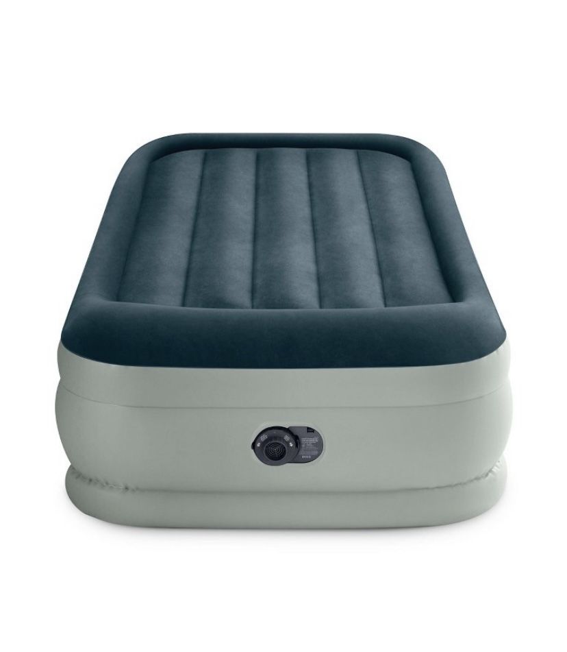 Intex Elevated 18" Premium Comfort Twin Air Mattress with Internal Pump