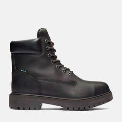 TIMBERLAND PRO Men's 6 Black Direct Attach MaxTRAX® Steel Toe Waterproof Insulated SRO Boot