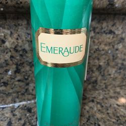 Rare Vintage Emeraude Perfumed Talc