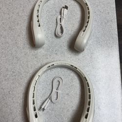 Brand New Neck Cooling Fan, Portable Personal Fan Strong Wind,  360° Cooling - Bundle Of 2