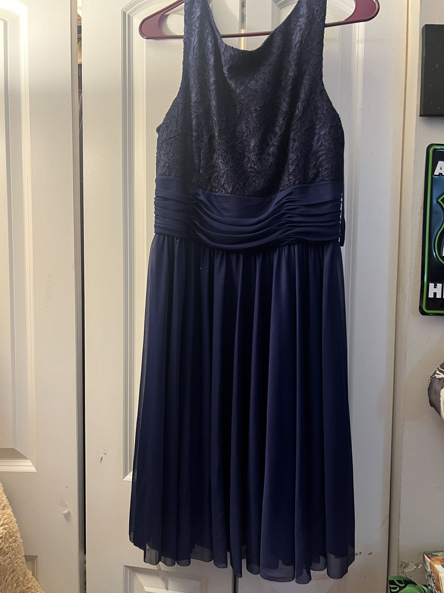 Navy Blue Homecoming/Formal Dress
