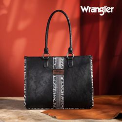 Wrangler Tote Bag for Women Western Purse Multi Pockets Handbags