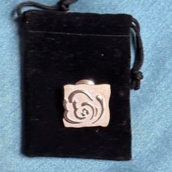 Home interiors and gifts silver pin with logo